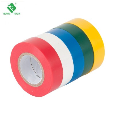 China Factory Colorful PVC Electrical Insulation Adhesive Tape